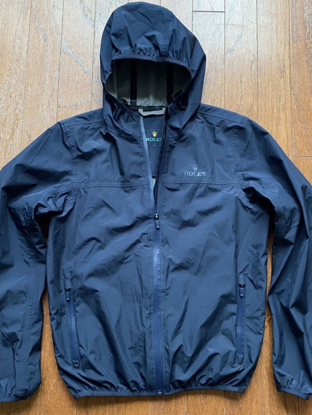Rolex Rare VIP Dealer’s Windbreaker Rain Jacket Navy Small